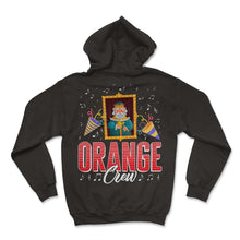 Load image into Gallery viewer, King&#39;s Day Shirt, Orange Crew King Portrait Party Popper Tee, - Hoodie - Black
