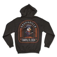 Load image into Gallery viewer, Gasparilla 2024 Pirate Seagull Tampa FL - Hoodie - Black
