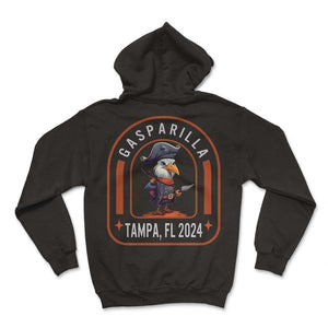 Gasparilla 2024 Pirate Seagull Tampa FL - Hoodie - Black