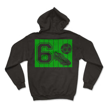 Load image into Gallery viewer, 6 Geburtstag Junge 6 Jahre Fussballer Fussball Geburtstags - Hoodie - Black
