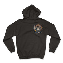Load image into Gallery viewer, Wise Little Counselor School Counseling Week Supportive Pocket T Shirt - Hoodie - Black
