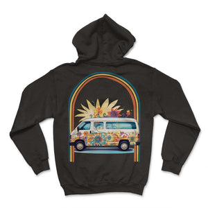 ALS Awareness Hippie Van Retro - Hoodie - Black
