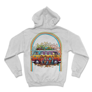 Best Friends Friendship Hippie Van Retro - Hoodie - White