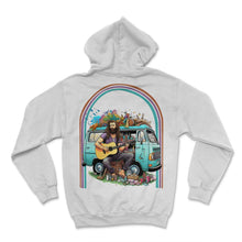 Load image into Gallery viewer, Bearded Dad Hippie Van Retro - Hoodie - White
