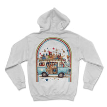 Load image into Gallery viewer, Purim Jewish Hippie Van Retro - Hoodie - White
