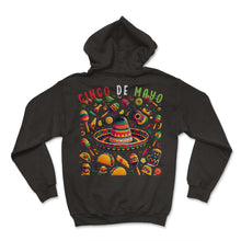 Load image into Gallery viewer, Cinco De Mayo Mexican Mexico Cinco De Mayo T Shirt - Hoodie - Black
