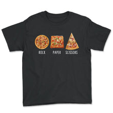 Load image into Gallery viewer, Pizza Shirt, Rock Paper Scissors Pizza Tee, Gift For Pizza Lover
