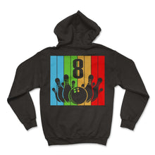 Load image into Gallery viewer, Children's Bowling Birthday 8 Bowling Theme 8th Birthday Outfit 8 - Hoodie - Black

