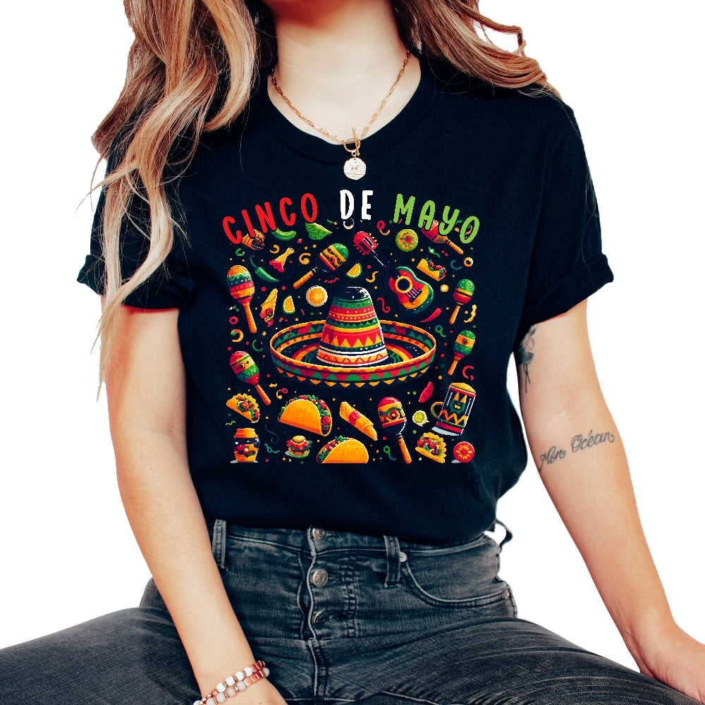 Cinco De Mayo Mexican Mexico Cinco De Mayo T Shirt - Unisex T-Shirt - Black
