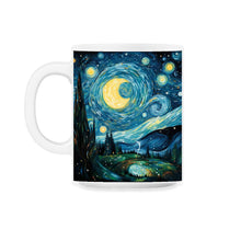 Load image into Gallery viewer, Earth Day Starry Night Shirt Conservation Through Art Tee Protect and - 11oz Mug - White
