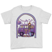 Load image into Gallery viewer, Month of Military Child Hippie Van Retro 1 - Youth Tee - White
