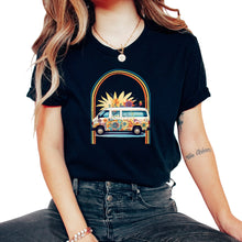 Load image into Gallery viewer, ALS Awareness Hippie Van Retro - Unisex T-Shirt - Black
