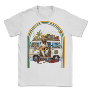 Single Awareness Day Self Love Hippie Van Retro - Unisex T-Shirt - White
