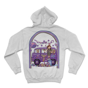 Month of Military Child Hippie Van Retro 1 - Hoodie - White