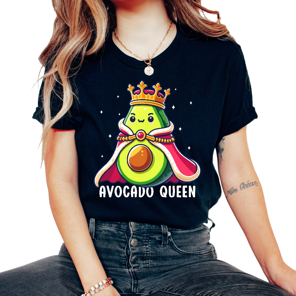 Avocado Queen Mexican Mexico Cinco De Mayo T Shirt - Unisex T-Shirt - Black
