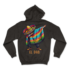 Load image into Gallery viewer, El Dab Dabbing Guitar Mexican Mexico Cinco De Mayo T Shirt - Hoodie - Black
