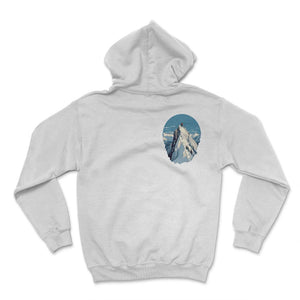 Ski Adventure Pocket Shirt Fun Illusion Tee for Ski Lovers - Hoodie - White