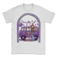Load image into Gallery viewer, Month of Military Child Hippie Van Retro 1 - Unisex T-Shirt - White
