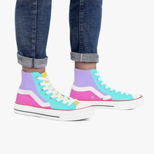 Load image into Gallery viewer, 285. New High-Top Canvas Shoes - White
