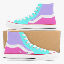 Load image into Gallery viewer, 285. New High-Top Canvas Shoes - White
