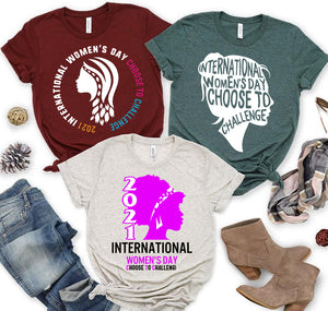 International Women's Day 2021 Shirts Choose To Challenge International Womens Day