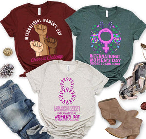 International Women's Day 2021 Shirts Choose To Challenge International Womens Day