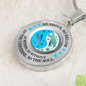 Circle Necklace Sea Turtle Lover As Above So Below As Within So Without As The Universe So The Soul Engraved Name Birthday Date Hippie Gift
