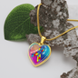 Autism Heart Necklace Awareness