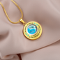Circle Necklace Sea Turtle Lover As Above So Below As Within So Without As The Universe So The Soul Engraved Name Birthday Date Hippie Gift