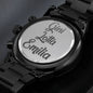 Custom Back Engraving Watch Father's Day