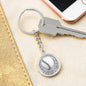 Baseball Player Sports Keychain Your Talent Is God's Your Gift Is What You Do Engraved Name Birthday Son Baseball Jewelry For Boys