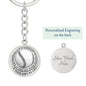 Baseball Player Sports Keychain Your Talent Is God's Your Gift Is What You Do Engraved Name Birthday Son Baseball Jewelry For Boys