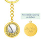 Baseball Player Sports Keychain Your Talent Is God's Your Gift Is What You Do Engraved Name Birthday Son Baseball Jewelry For Boys