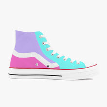 Load image into Gallery viewer, 285. New High-Top Canvas Shoes - White
