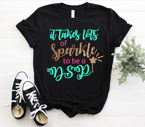 It Takes Lots of Sparkles To Be DSP Direct Support Professional Nurse Week Colorful Women Gift