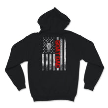 Load image into Gallery viewer, Funny Fathers Day Shirt Goat Dad USA American Flag Goats Lover
