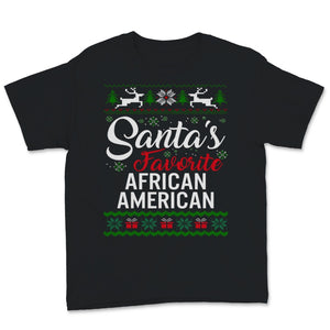 Santas Favorite African American Christmas Ugly Sweater