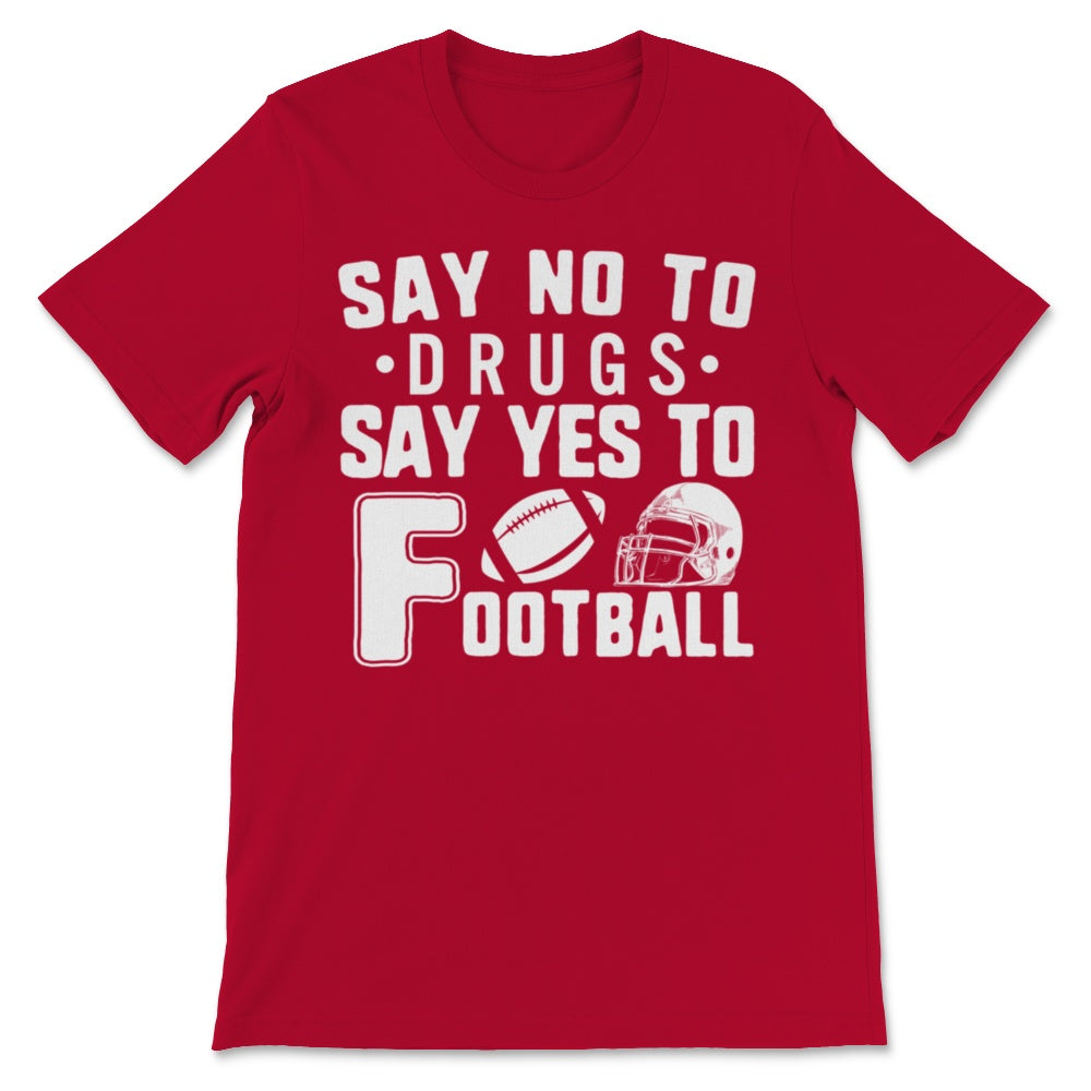 Red Ribbon Week Say No Drugs Say Yes to Football Prevention Awareness