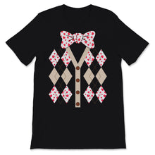 Load image into Gallery viewer, Hearts Bow Tie &amp; Suspenders Valentine&#39;s Day Costume Shirt Cute Gift
