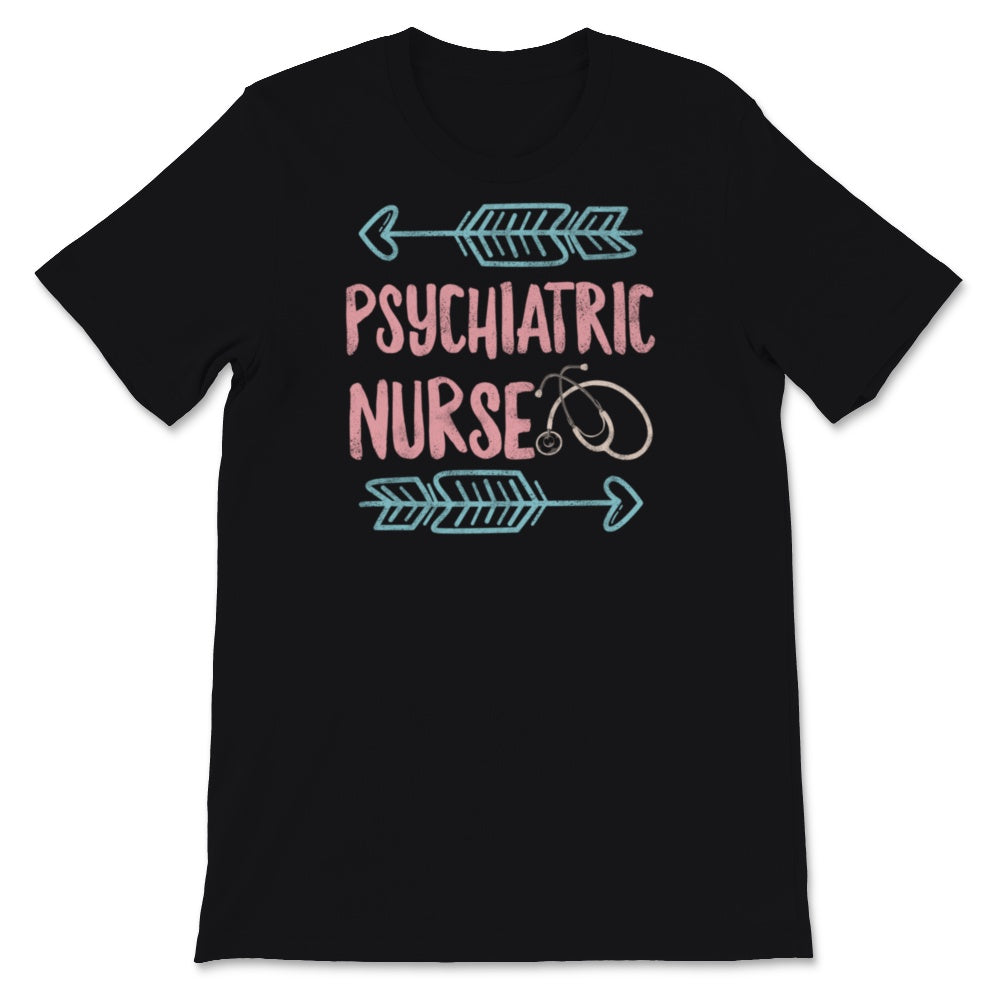 Psychiatric Nurse Shirt Hippie Cute RN Mental Health Nursing School