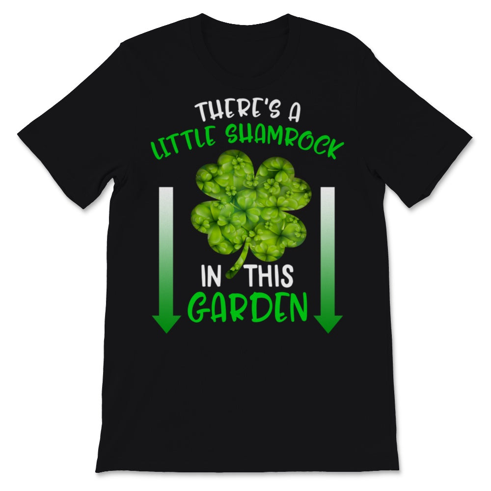 St Patricks Day Shirt Pregnancy Announcement There's A Little