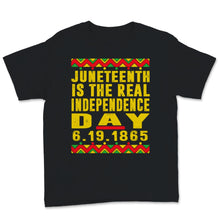 Load image into Gallery viewer, Juneteenth Shirt, BLM, Afro Women, Melanin, Is the real Independence
