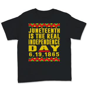 Juneteenth Shirt, BLM, Afro Women, Melanin, Is the real Independence