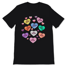 Load image into Gallery viewer, Nah I&#39;m Good Funny Anti Valentine&#39;s Day Shirt Colorful Hearts Single
