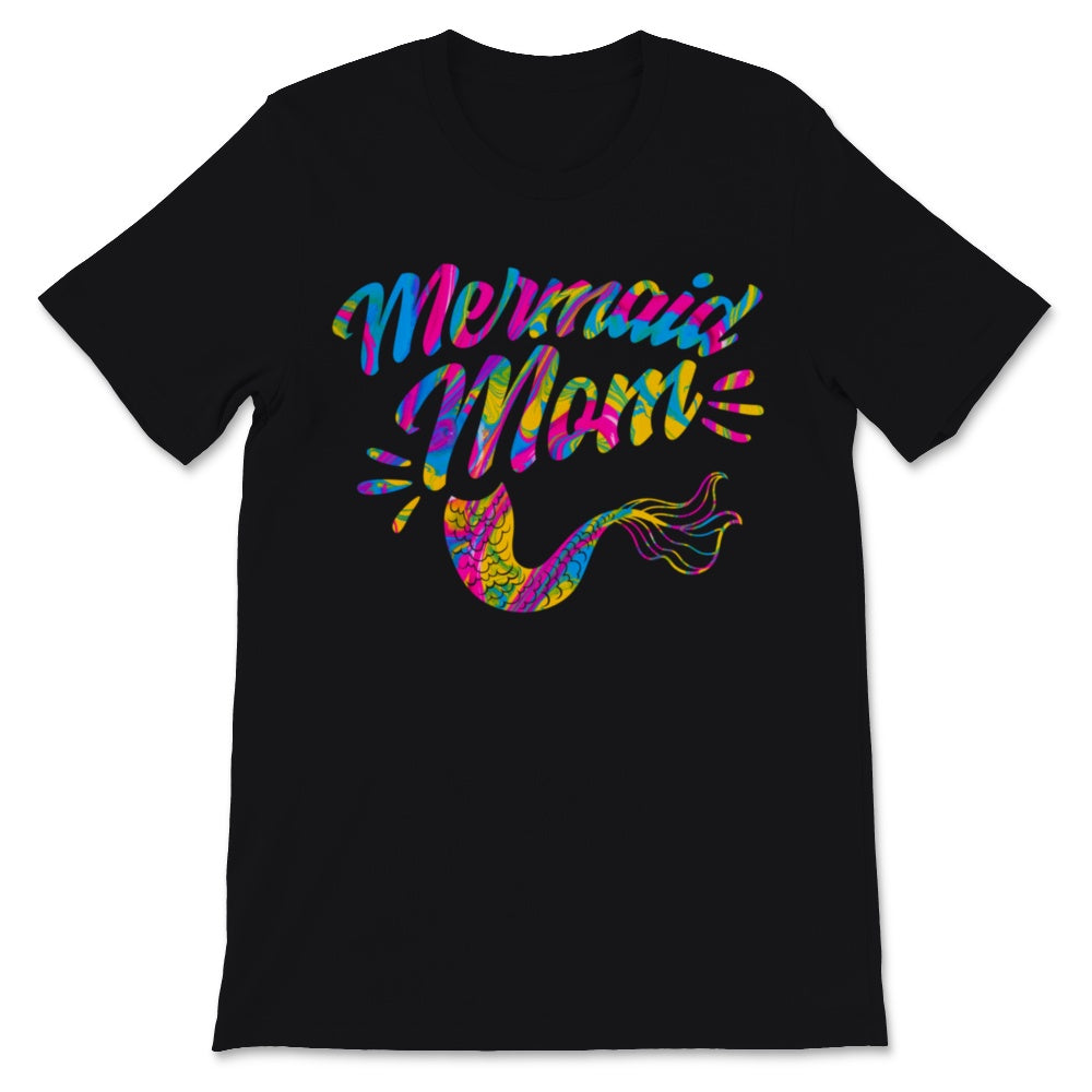 Mermaid Mom Shirt Mermaid Mama Birthday Baby Shower Mother's Day