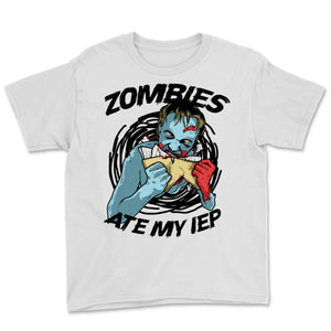 Zombies Ate My IEP Special EducationSPED Halloween Scary Teacher Gift