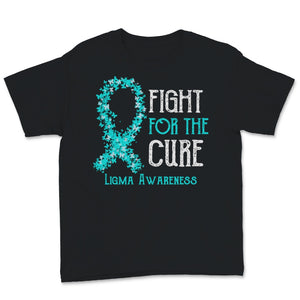 Fight For The Cure Ligma Awareness Blue Ribbon Butterfly Heart Loose