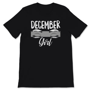 Birthday Gifts For Her Womens Shirt December Girl Queens Born In