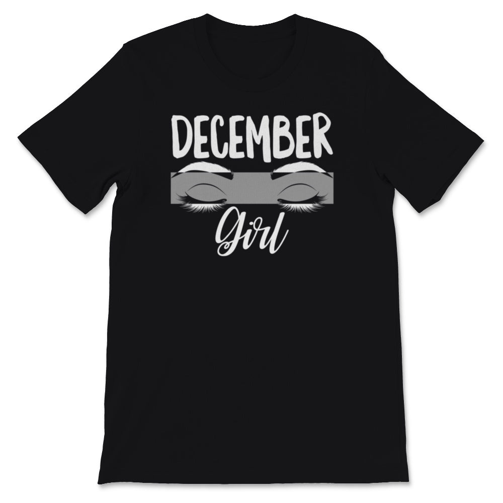 Birthday Gifts For Her Womens Shirt December Girl Queens Born In