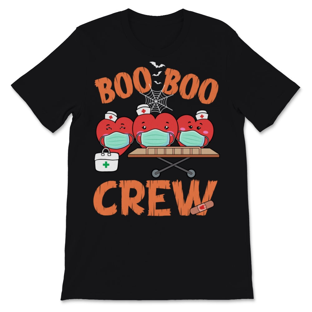 Valentine's Day Boo Boo Crew Shirt Gift Women Heart Nurse Mask